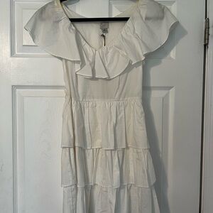 a new day White Ruffle Tiered Dress